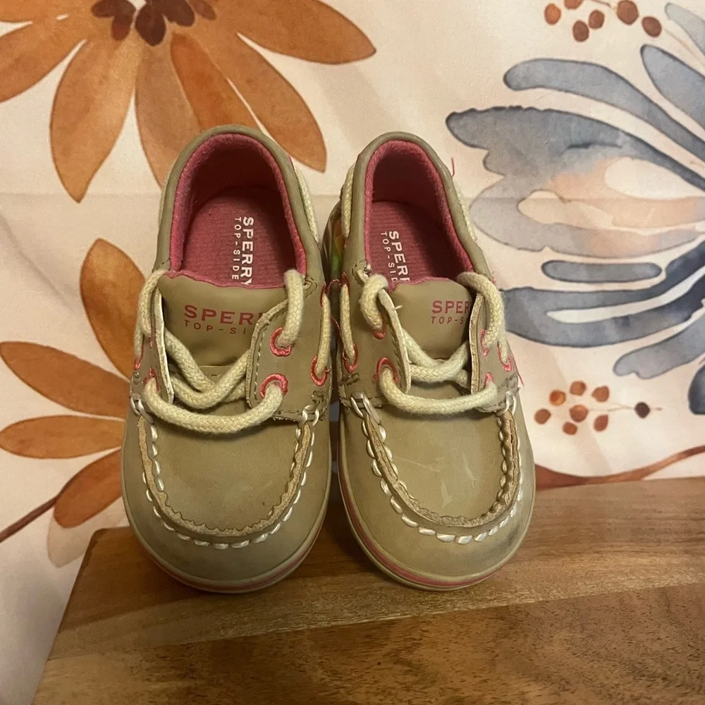 Y2K Vintage Sperry Top Sider 3M Infant Baby Preppy Colorful Intrepid Crib Shoes